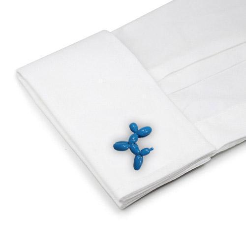 Blue Balloon Dog Cufflinks-Cufflinks-TheCuffShop-C00992-TheCuffShop.com.au