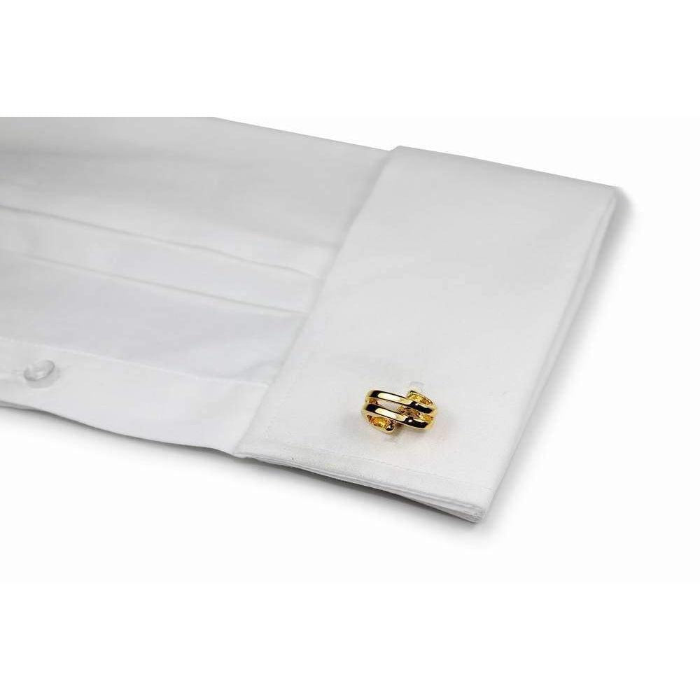 Gold Belt Cufflinks-Cufflinks-TheCuffShop-C00027-TheCuffShop.com.au