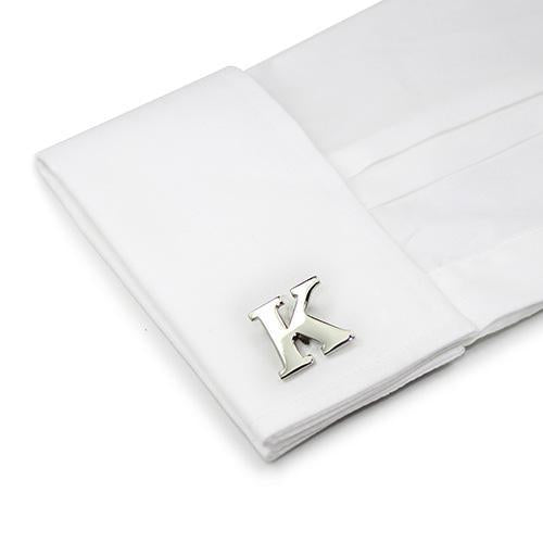 Letter K Cufflinks-Cufflinks-TheCuffShop-C01417-TheCuffShop.com.au