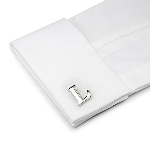 Letter L Cufflinks-Cufflinks-TheCuffShop-C01418-TheCuffShop.com.au