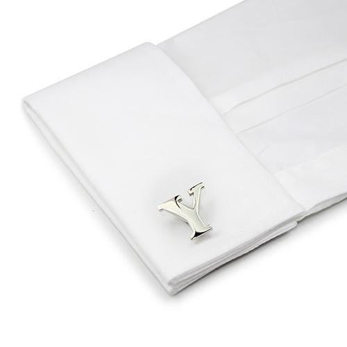 Letter Y Cufflinks-Cufflinks-TheCuffShop-C01431-TheCuffShop.com.au