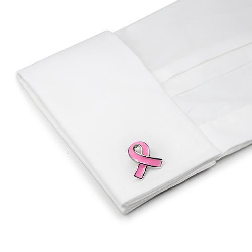 Pink Breast Cancer Awareness Cufflinks-Cufflinks-TheCuffShop-C00979-TheCuffShop.com.au