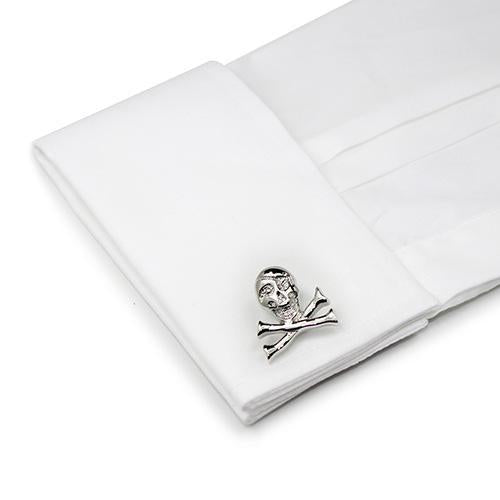 Scull And Xbone Cufflinks-Cufflinks-TheCuffShop-C00245-TheCuffShop.com.au