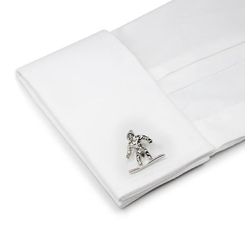 Snowboarder Cufflinks-Cufflinks-TheCuffShop-C00825-TheCuffShop.com.au